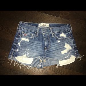 Hollister jean shorts